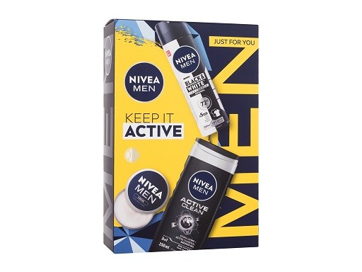 Kazeta Nivea Men Keepit Active spg+deo spr - Kosmetika Pro ženy Dárkové kazety